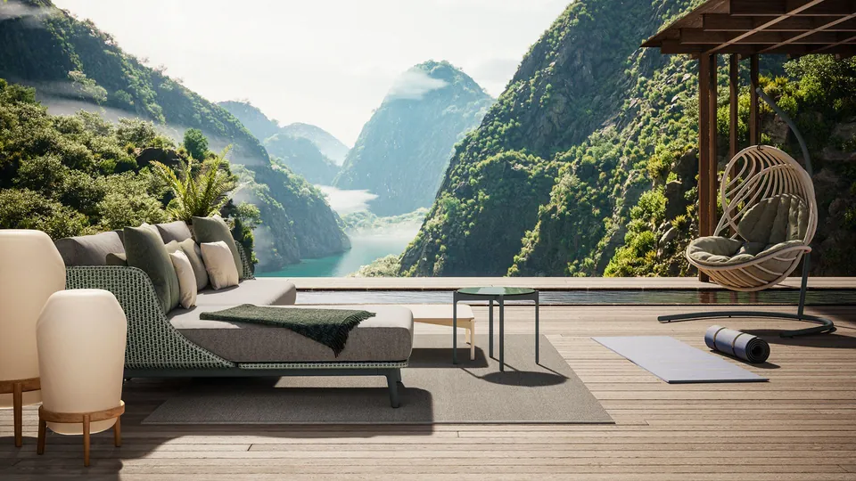Dedon Kida outdoor furniture, mbarq, kida, loon and izon
